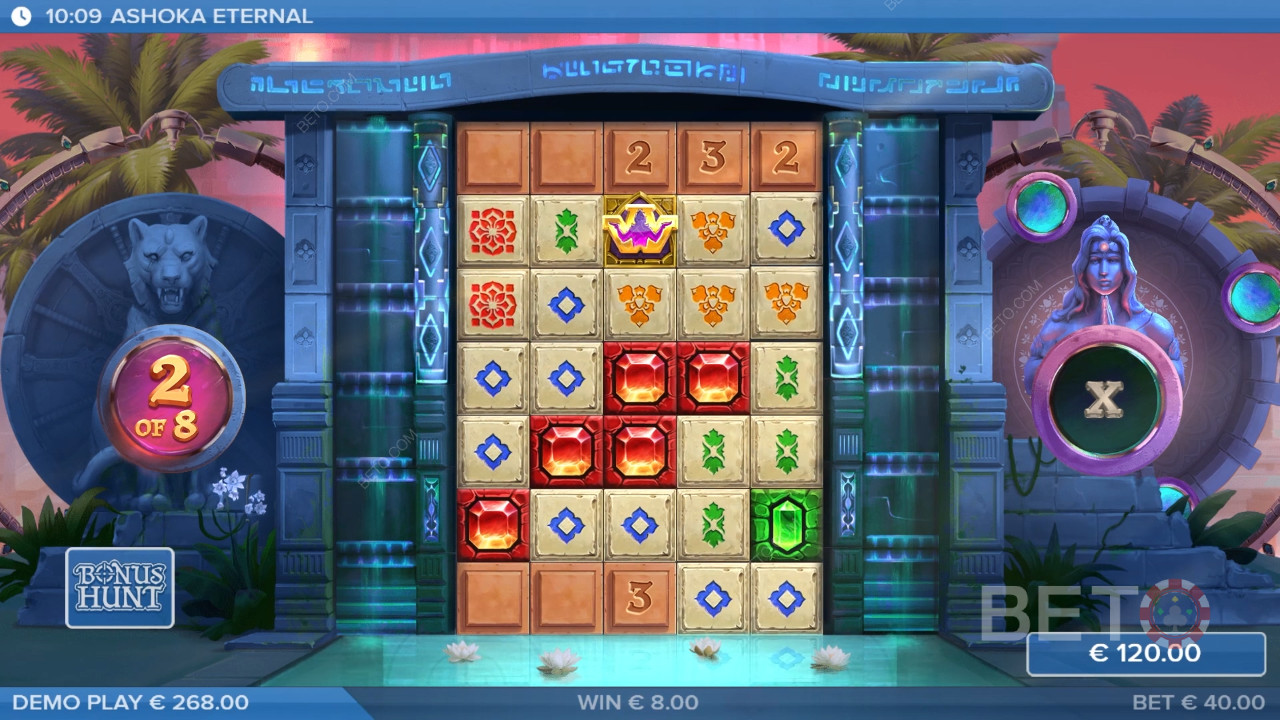 Vinn 25 000 gånger din insats i Ashoka Eternal Video Slot!