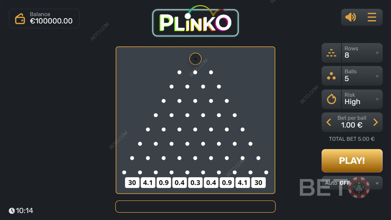 Bonusfunktioner förklarade i Plinko av Gaming Corps