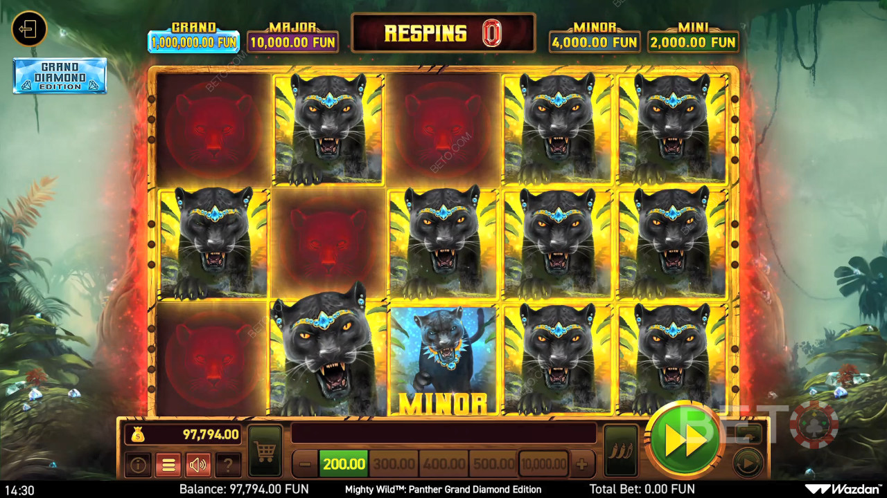 Mighty Wild: Panther Grand Diamond Edition Review av BETO Slots