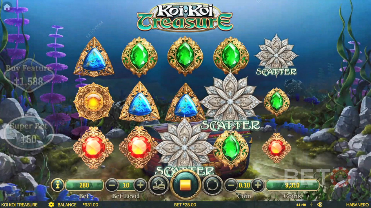 Koi Koi Treasure Review av BETO Slots