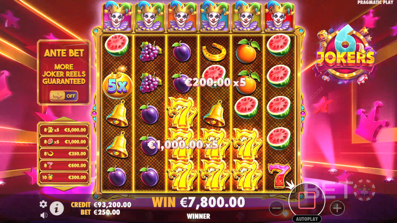 6 Jokers Spela Gratis