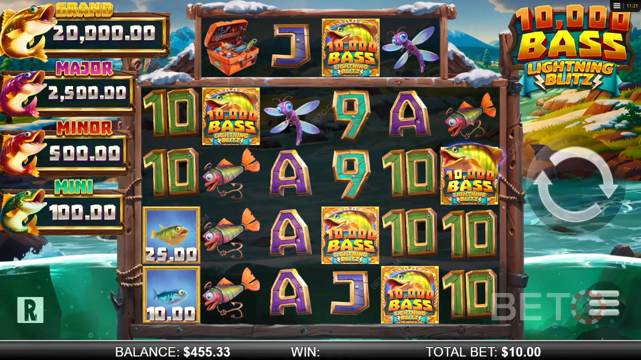 10,000 Big Bass Lightning Blitz Spela Gratis