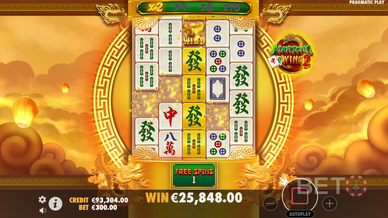 Vinn 100 000 gånger din insats i Mahjong Wins 2 Video Slot!