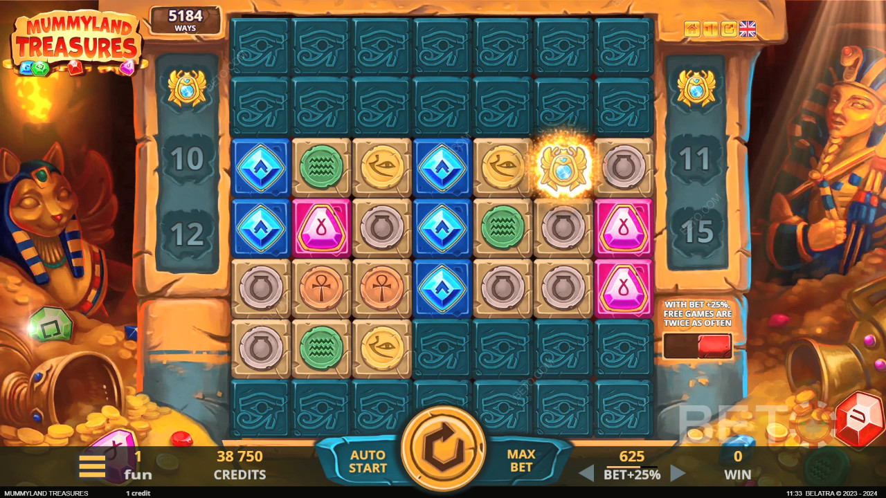 Mummyland Treasures Spela Gratis