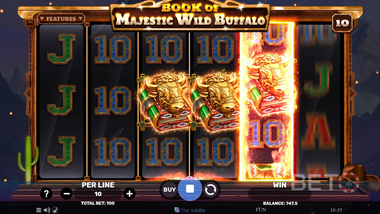 Book of Majestic Wild Buffalo Spela Gratis