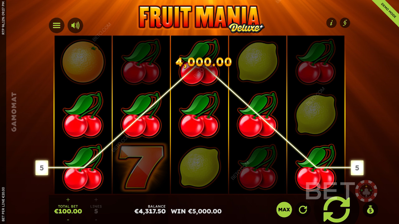 Fruit Mania Deluxe Review av BETO Slots