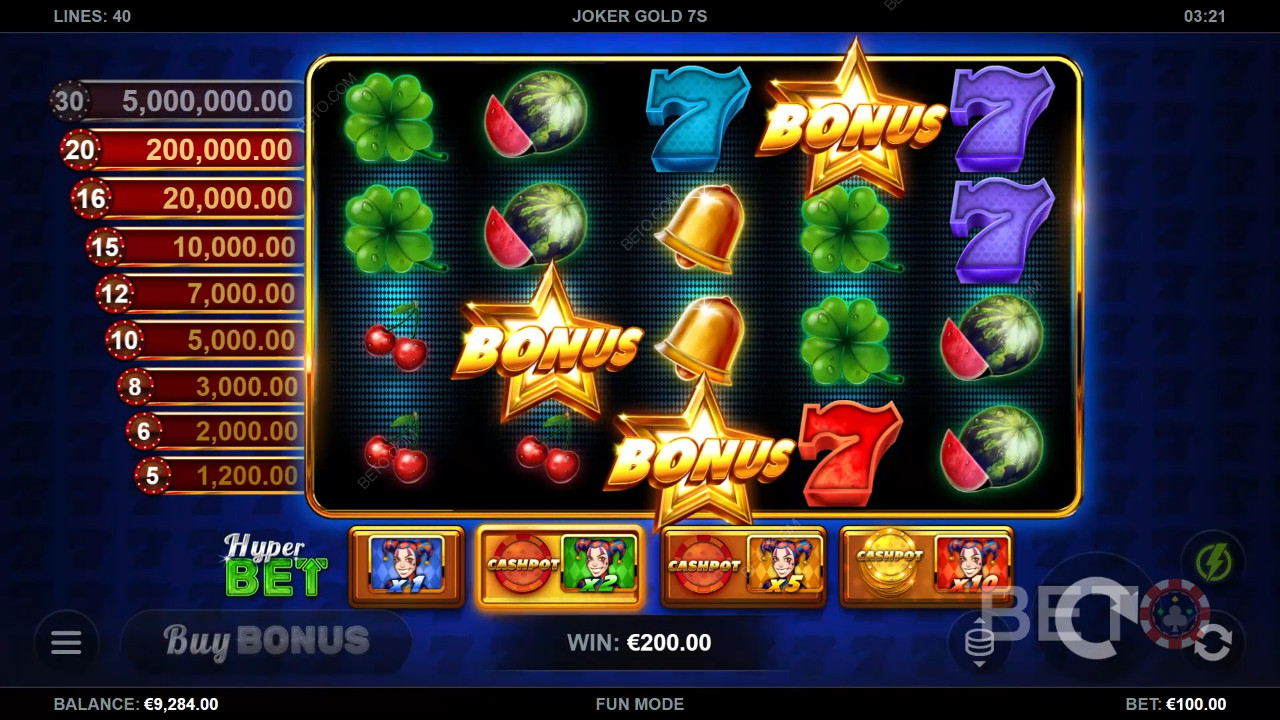 Joker Gold 7s Spela Gratis