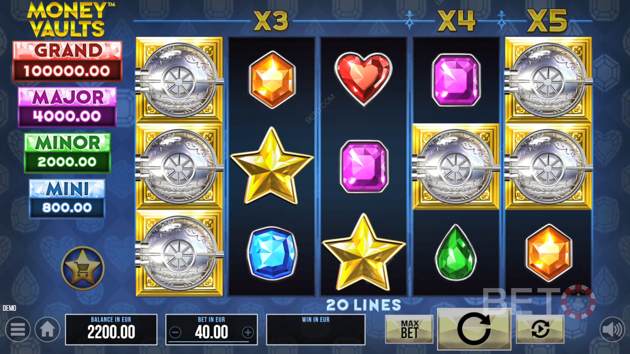 Money Vaults Spela Gratis