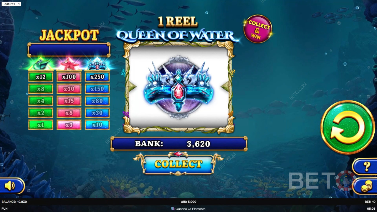 1 Reel Queen of Water Spela Gratis