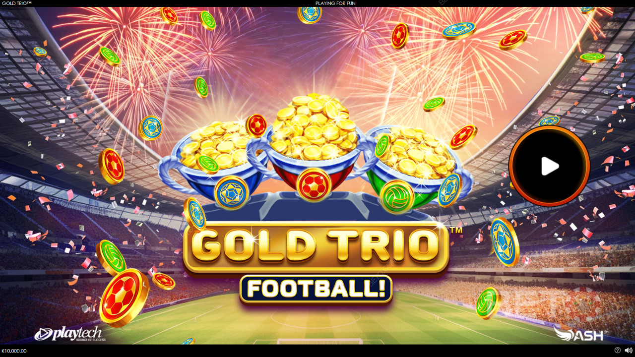 Guldtrion: Fotboll! Video Slot - Vår dom