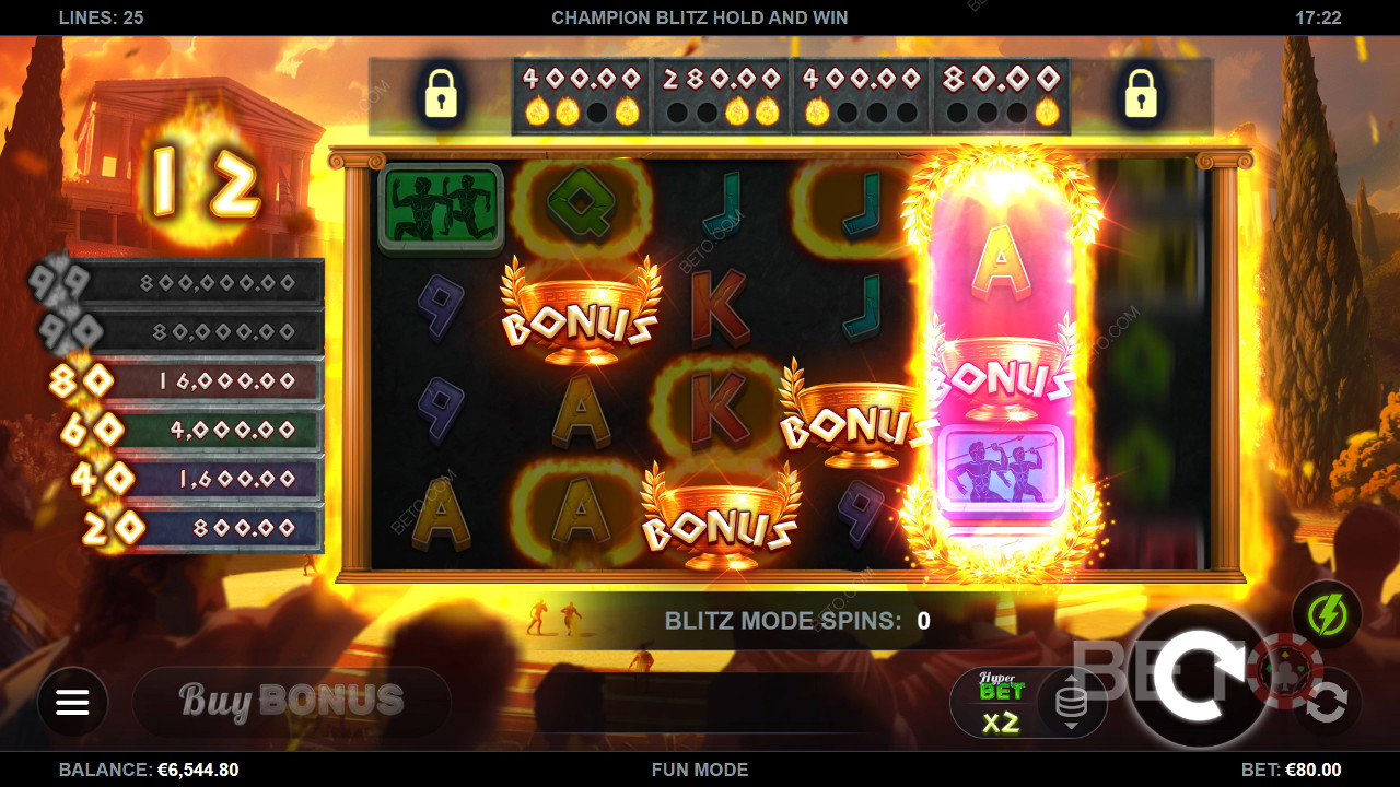 Champion Blitz Hold and Win Spela Gratis