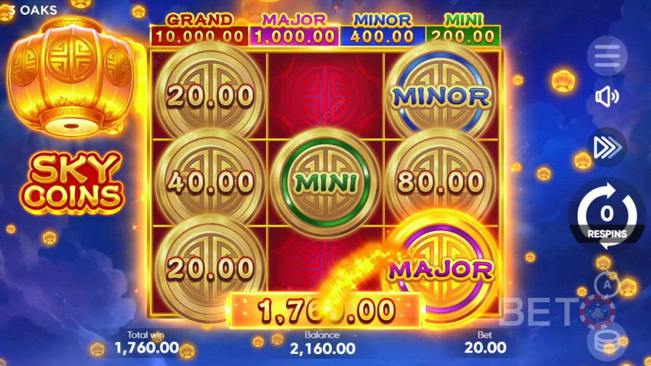 Sky Coins Review av BETO Slots