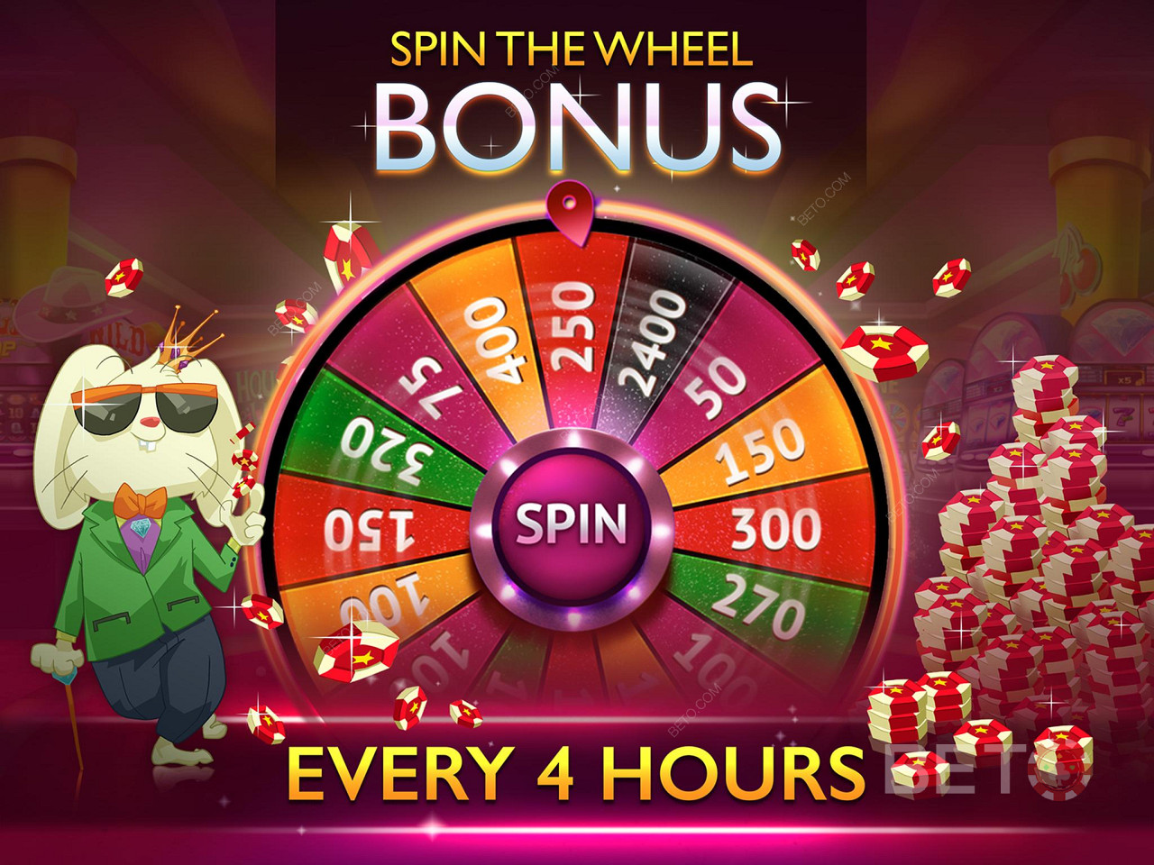 Free spins och live dealer-spel på MagicRed casino.
