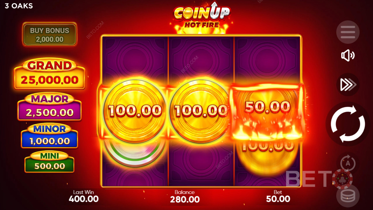 Coin Up: Hot Fire Spela Gratis