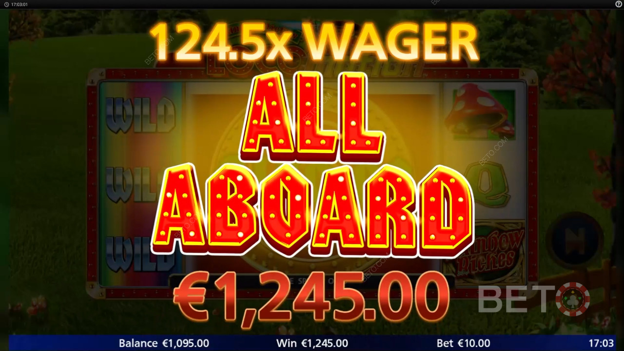 Är Rainbow Riches Locomotion Slot värt det?