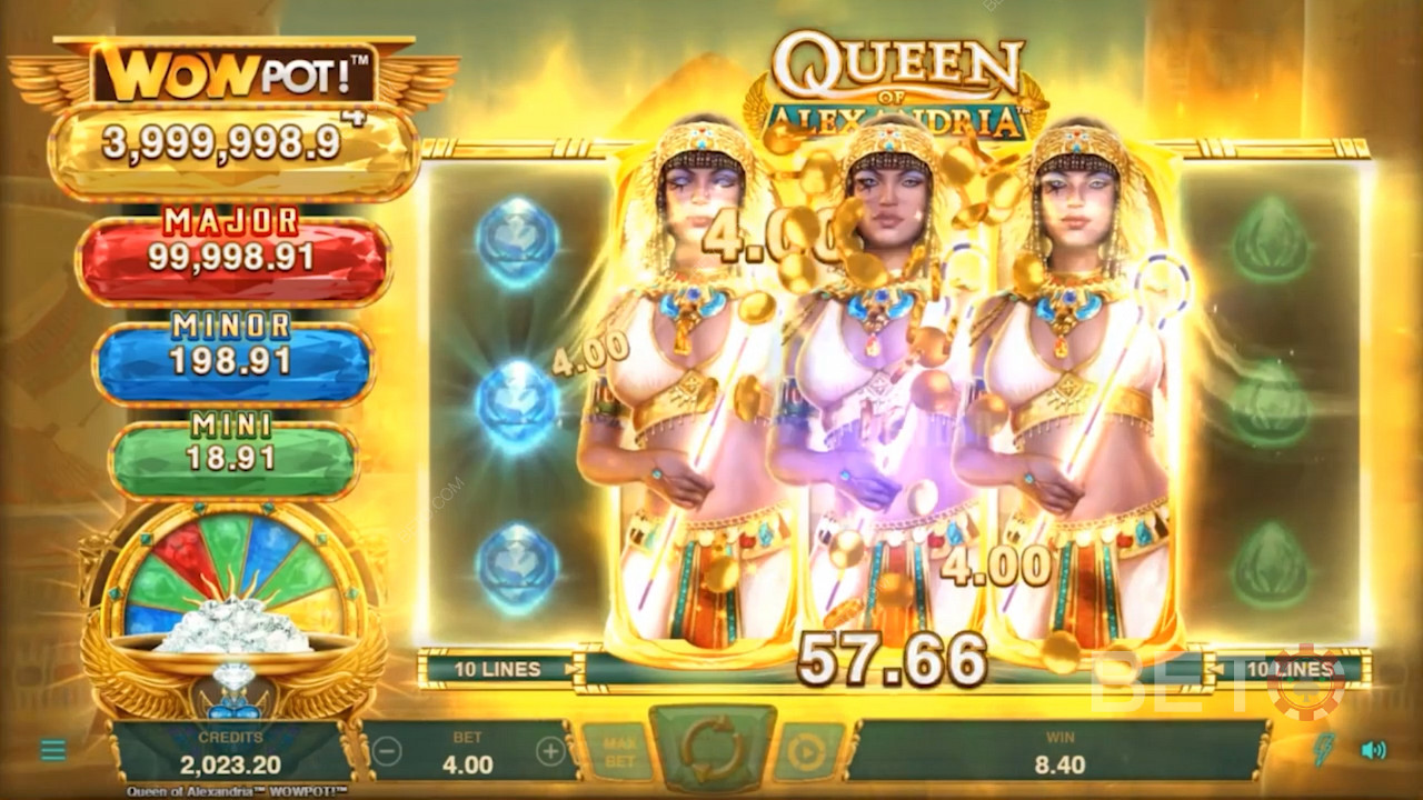Glöd i Kleopatras majestät för att ha chans att vinna priser värda över miljontals kronor.