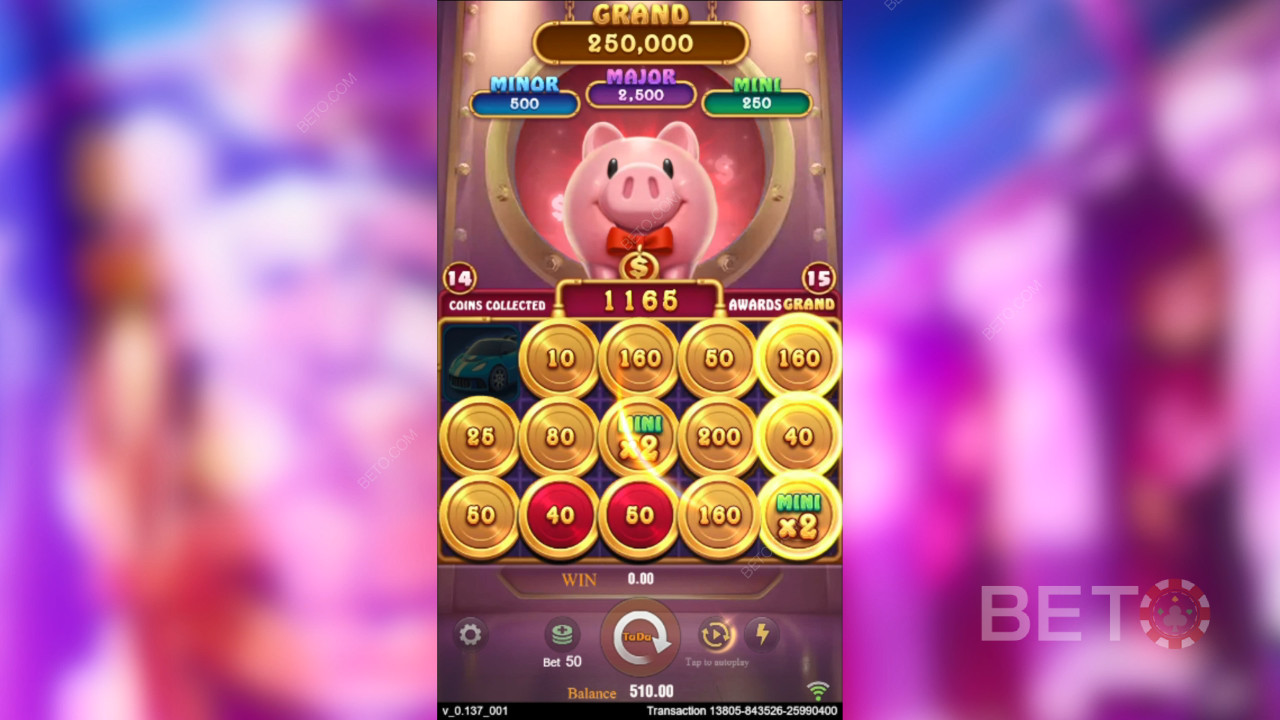 3 Lucky Piggy: En spelautomat Ska du snurra den?