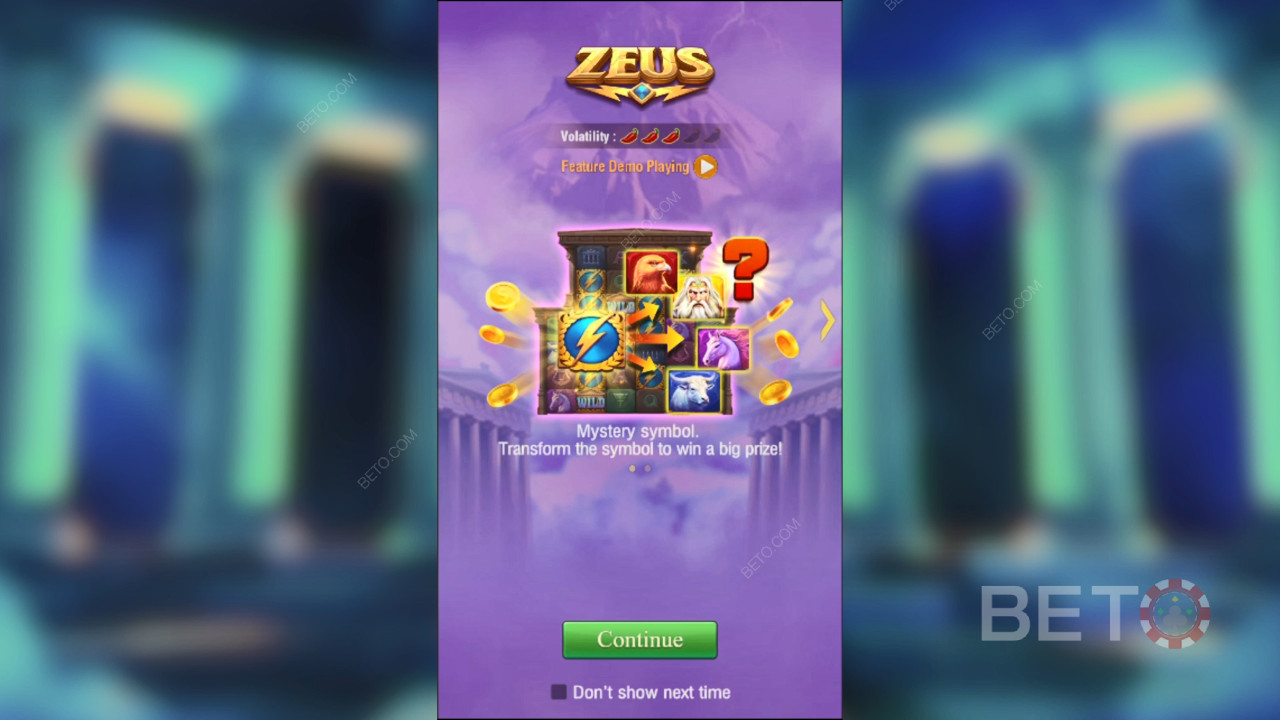 Bonusfunktioner förklaras i Zeus av TaDa Gaming