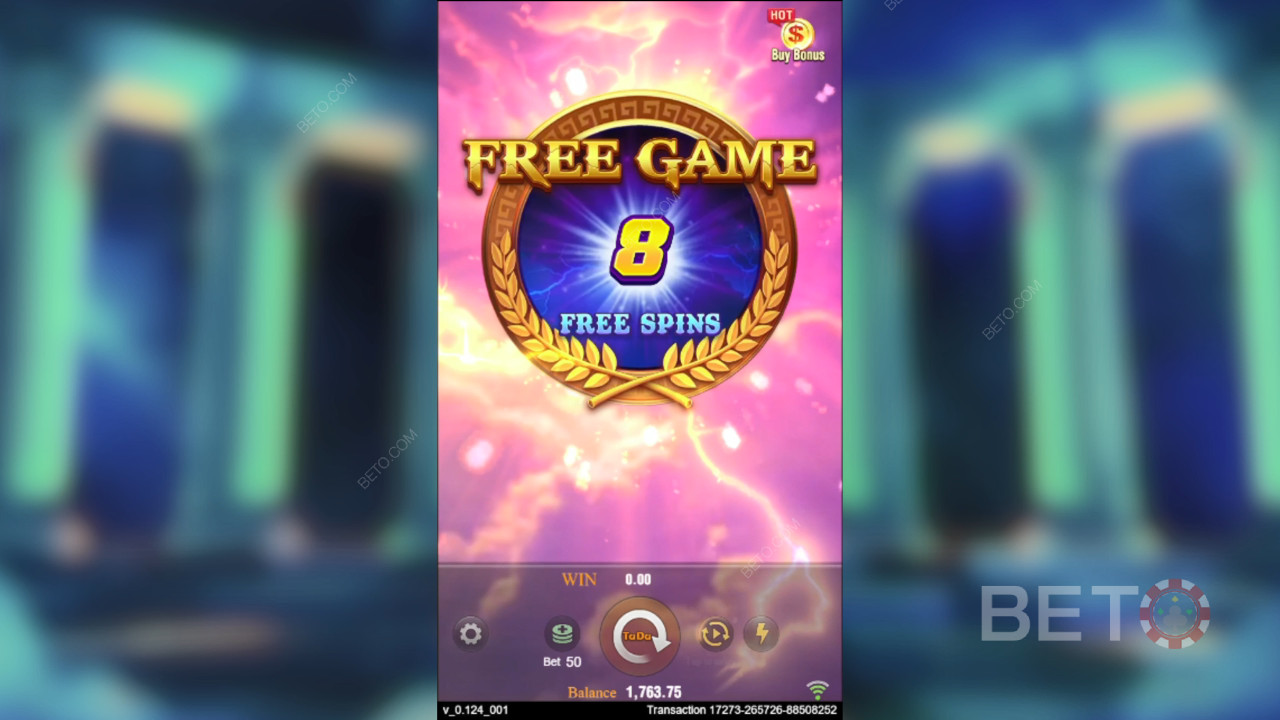 Vinn 10 000 gånger din insats i Zeus Video Slot!