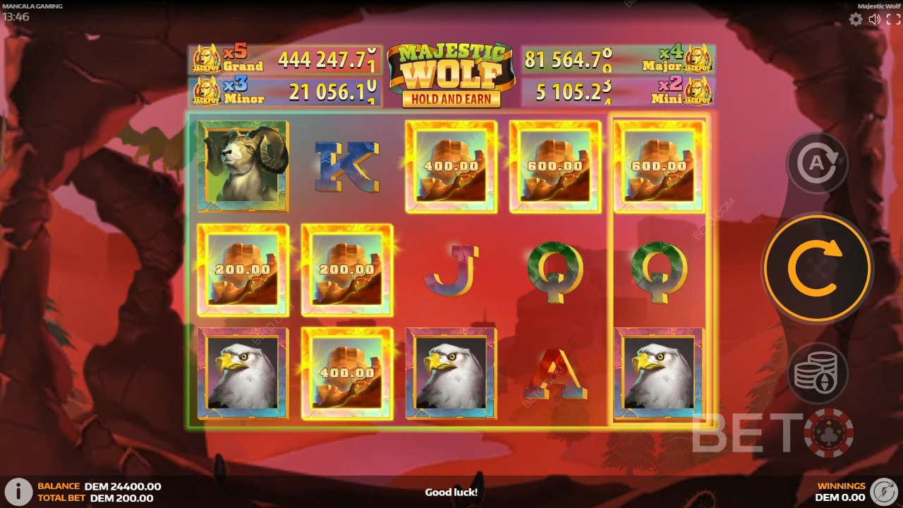 Majestic Wolf Spela Gratis
