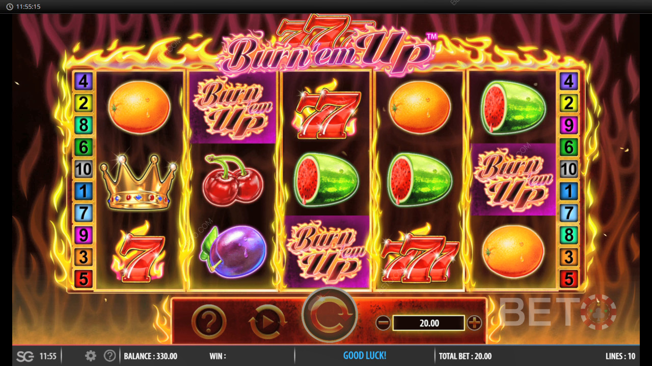 777 Burn' Em Up Spela Gratis