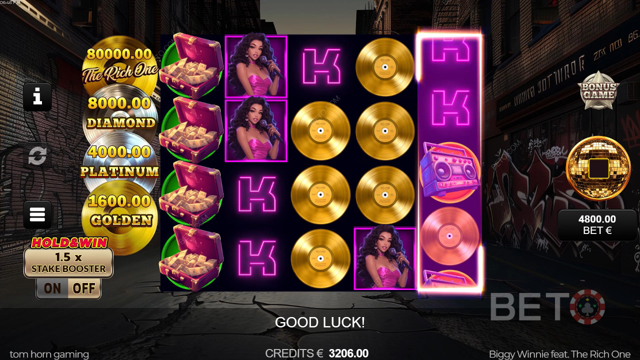 Biggy Winnie feat. The Rich One Review av BETO Slots