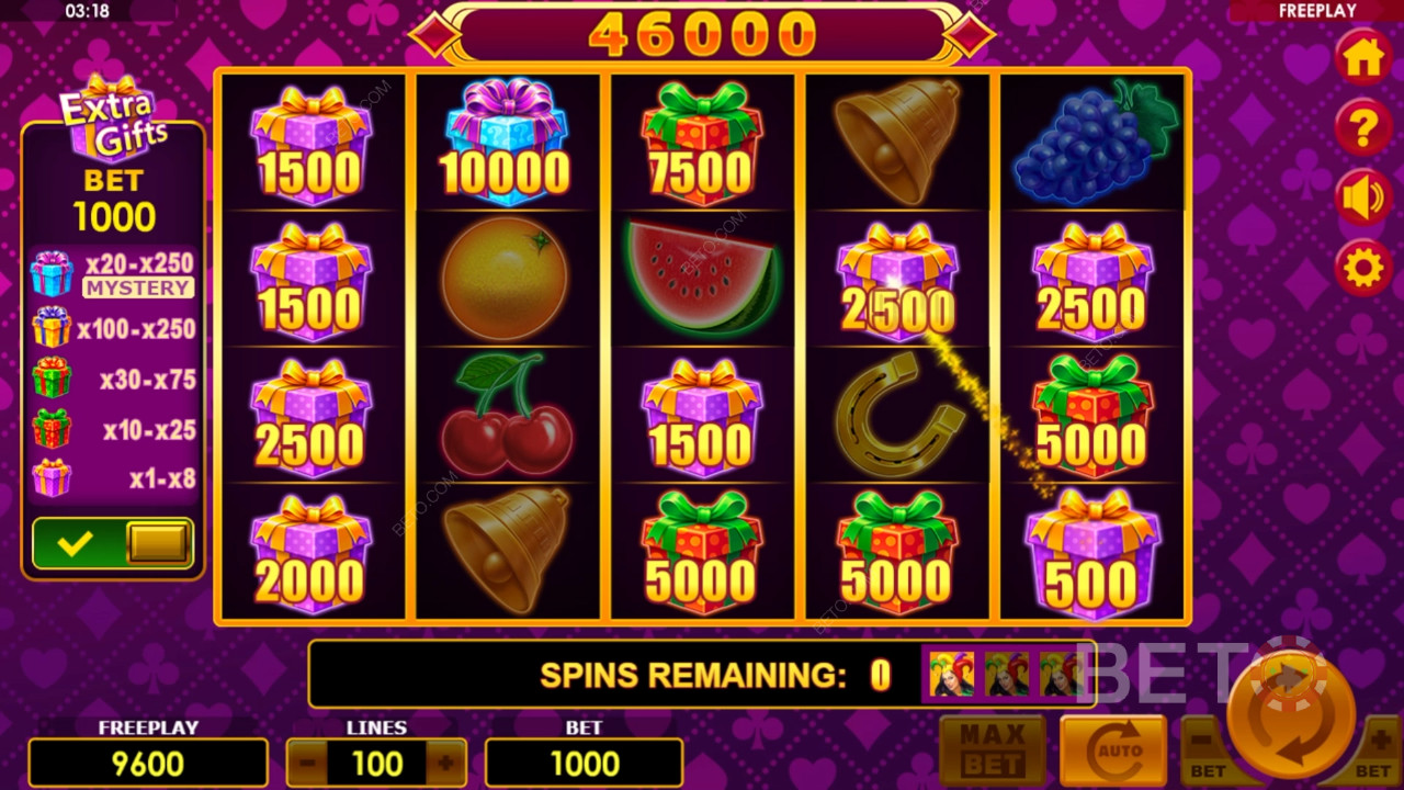 Bonusfunktioner förklarade i Lucky Joker 100 extra gåvor av Amatic Industries