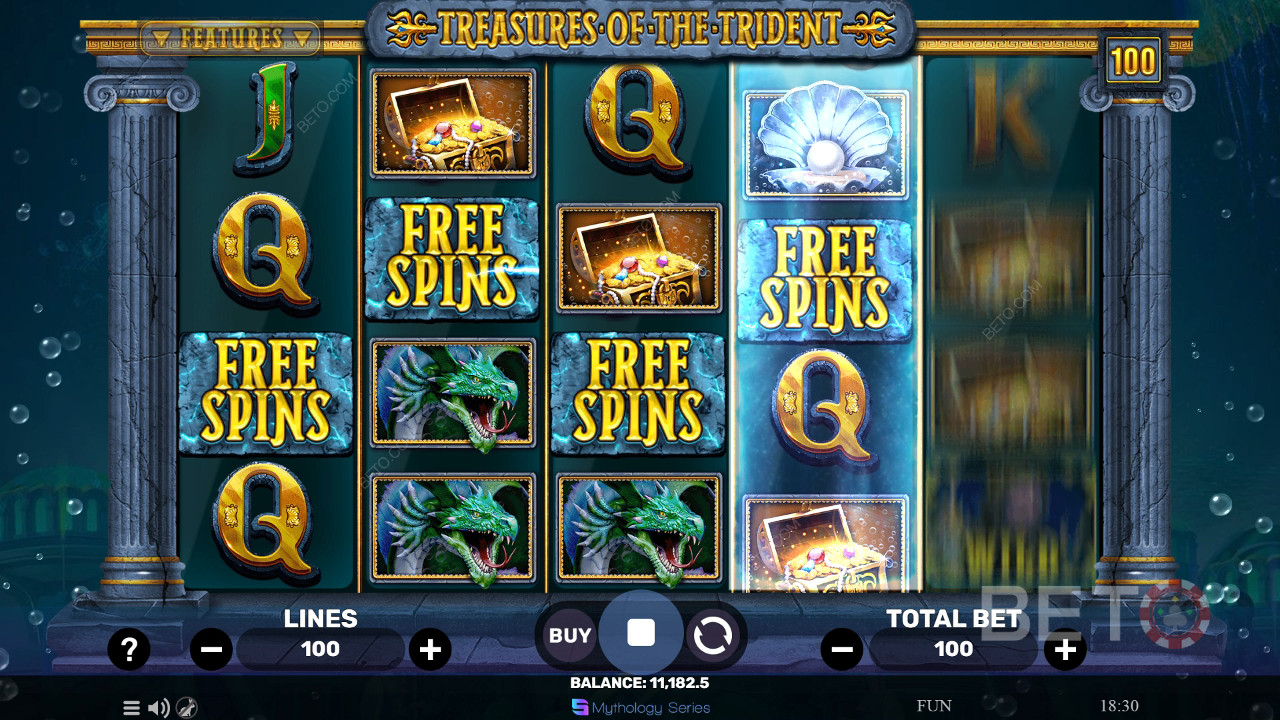 Treasures of the Trident Review av BETO Slots