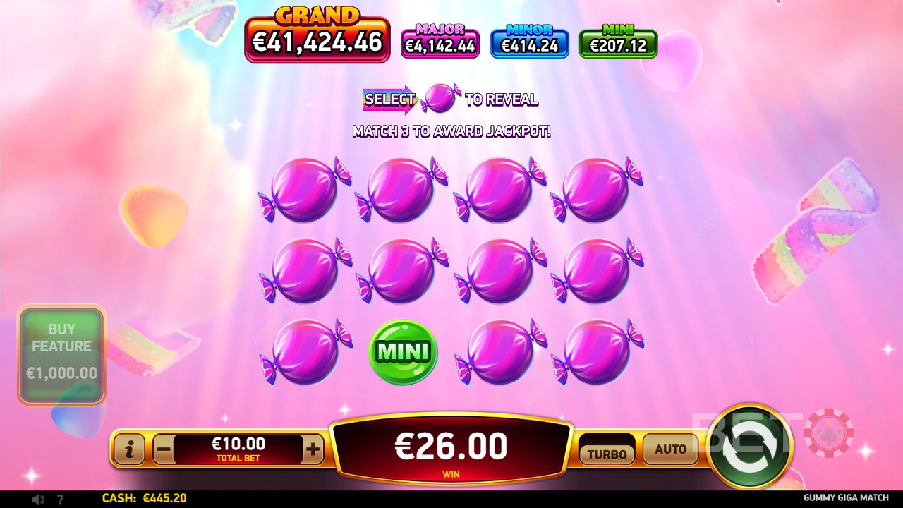 Bonusfunktioner förklaras i Gummy Giga Match av RubyPlay