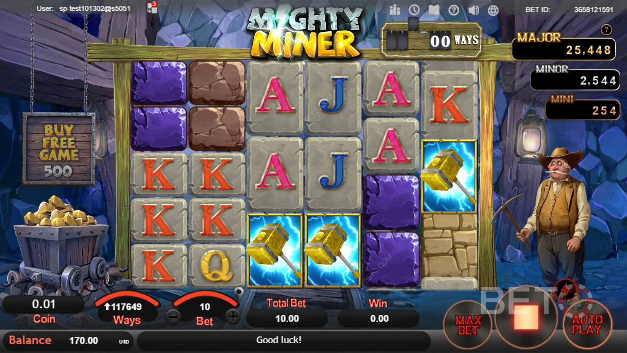 Mighty Miner Spela Gratis