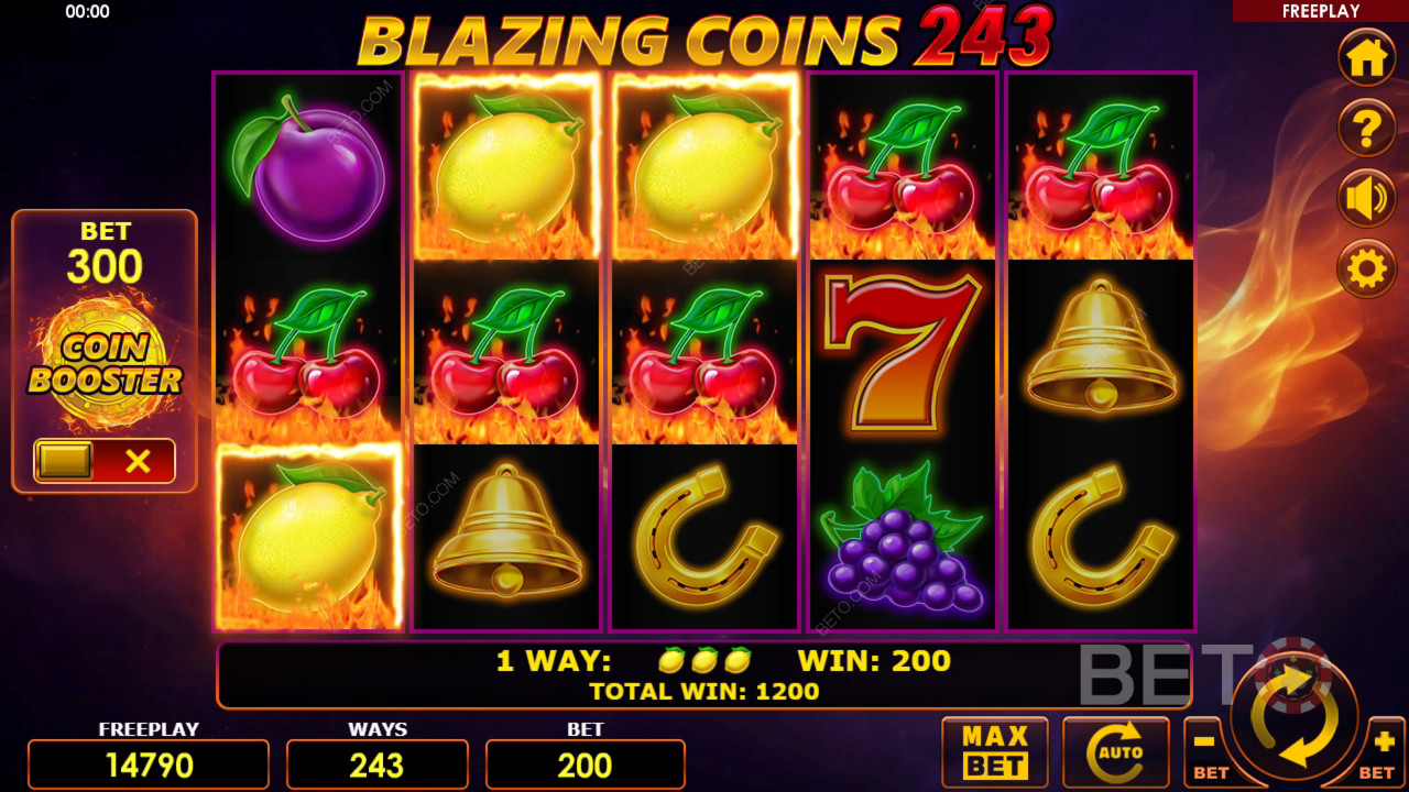 Blazing Coins 243 Spela Gratis