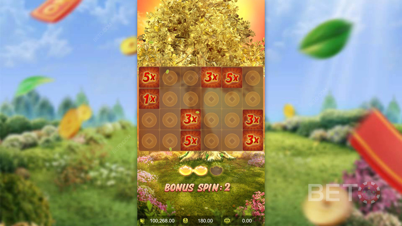 Vinn 1 513 gånger din insats i Prosperity Fortune Tree Online Slot!