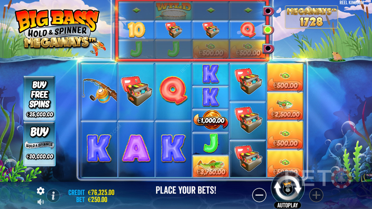 Bonusfunktioner förklarade i Big Bass Hold och Spinner Megaways av Reel Kingdom