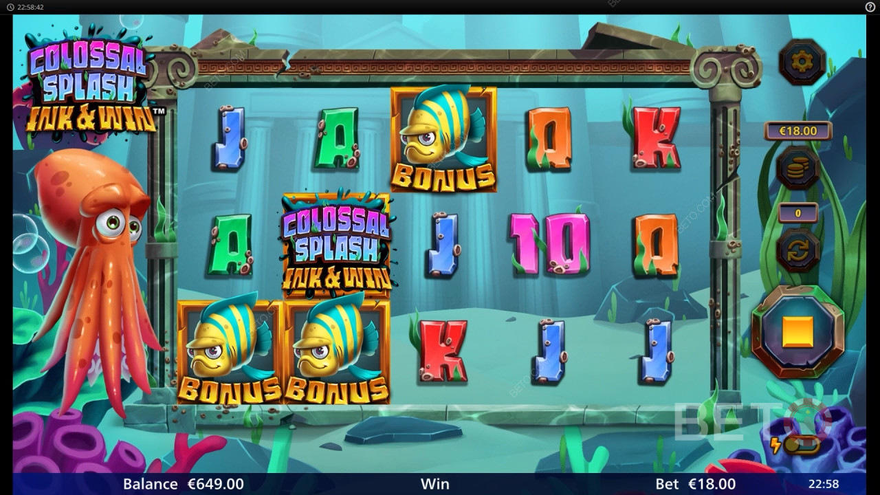 Colossal Splash Ink & Win Spela Gratis