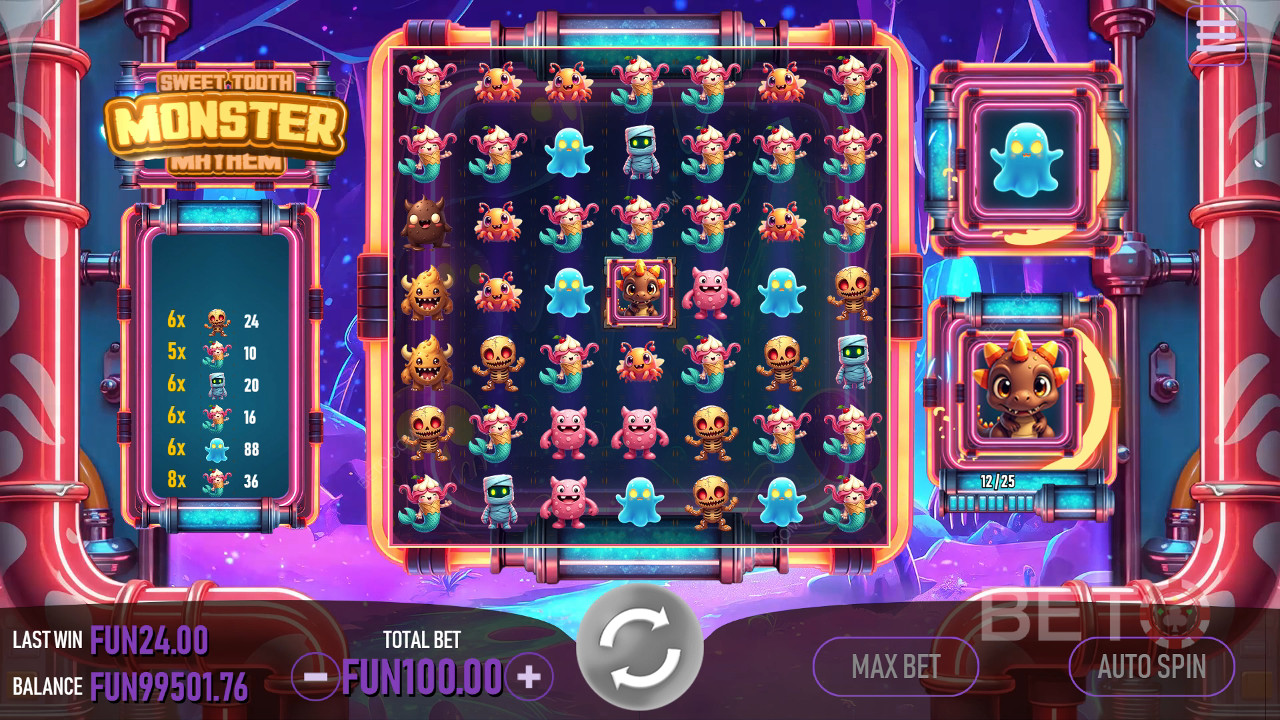 Sweet Tooth Monster Mayhem Spela Gratis
