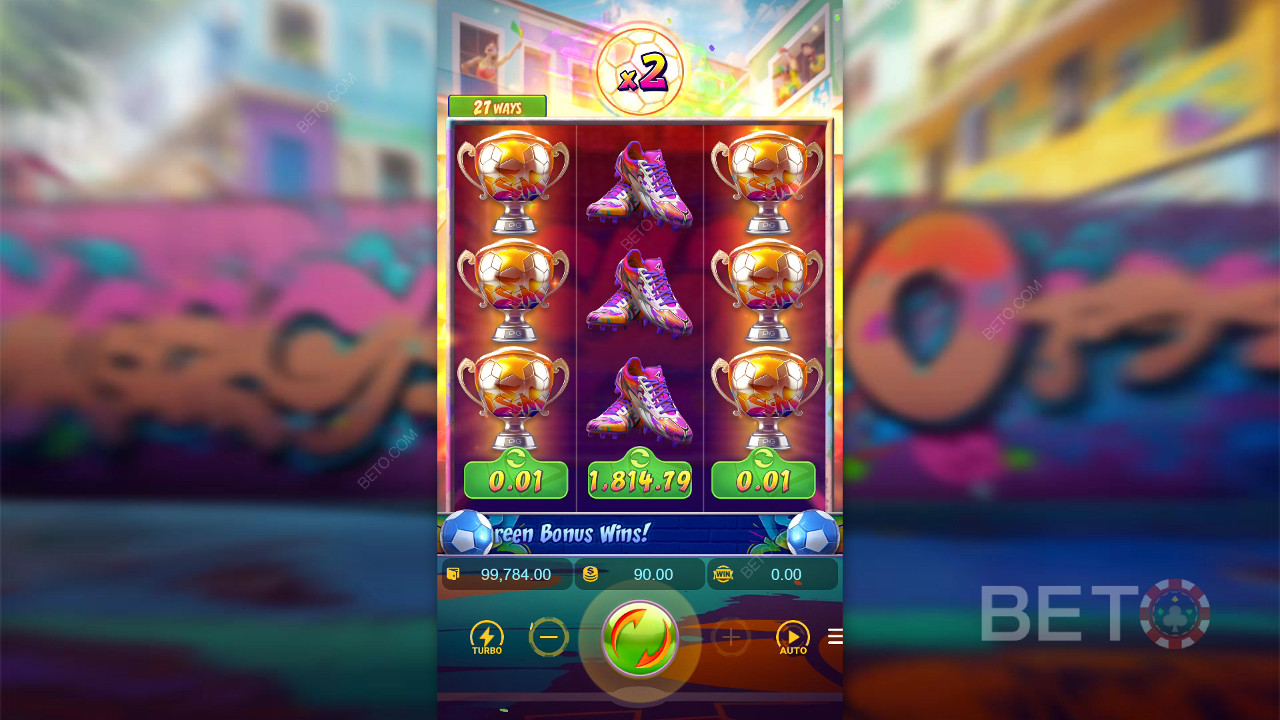Vinn 2 000 din insats i Futebol Fever Slot!