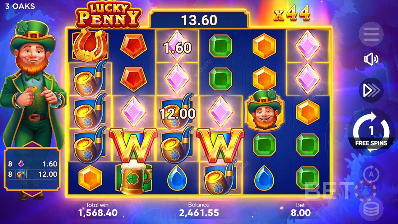Bonusfunktioner förklaras i Lucky Penny av 3 Oaks Gaming