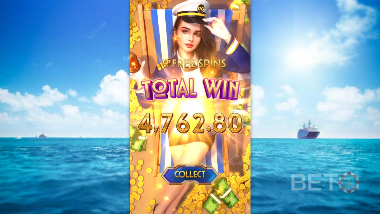 Vinn 2 500 gånger din insats i Cruise Royale Online Slot!