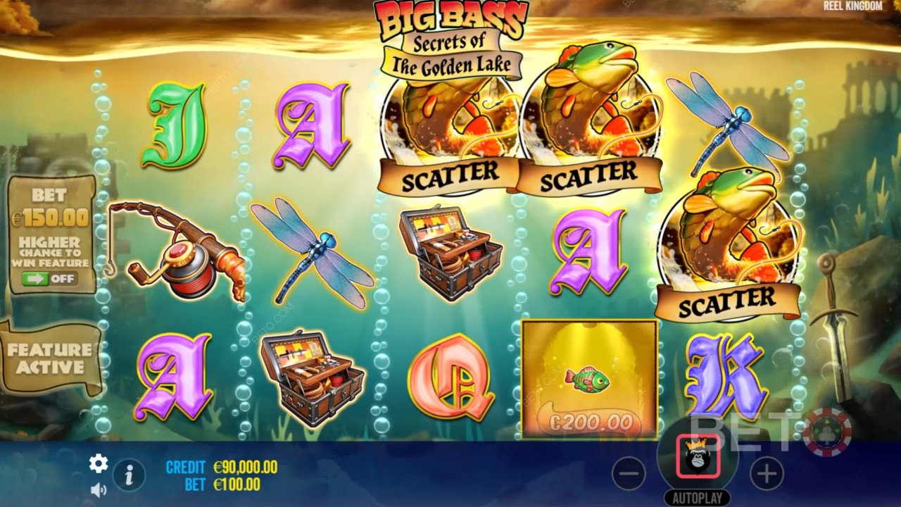 Big Bass Secrets of the Golden Lake Granskning av BETO Slots