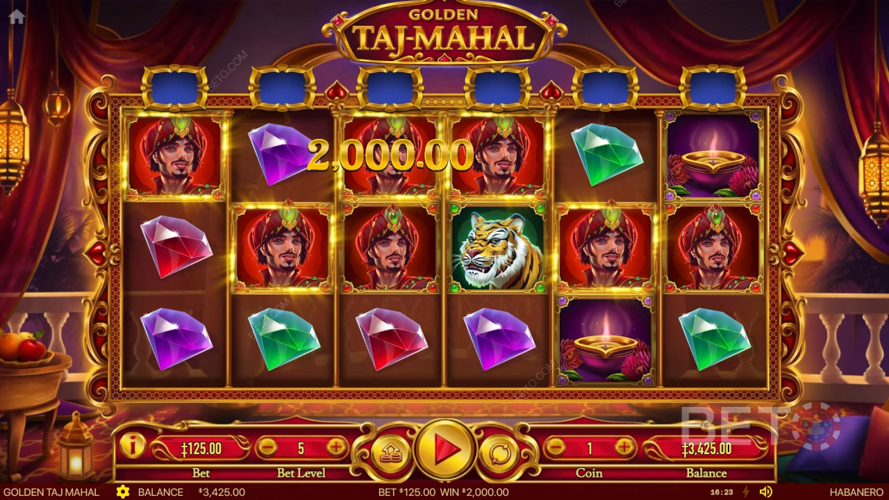 Golden Taj Mahal Review av BETO Slots