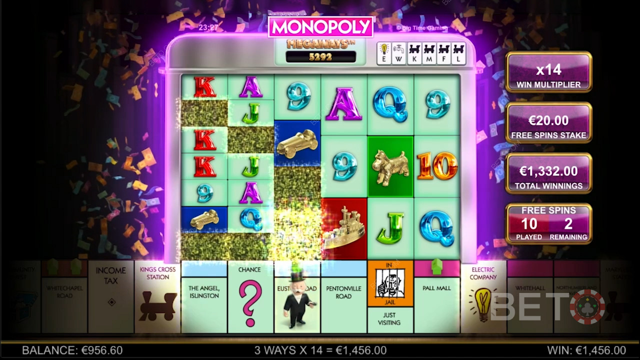 Monopoly Megaways glittrande spelupplevelse