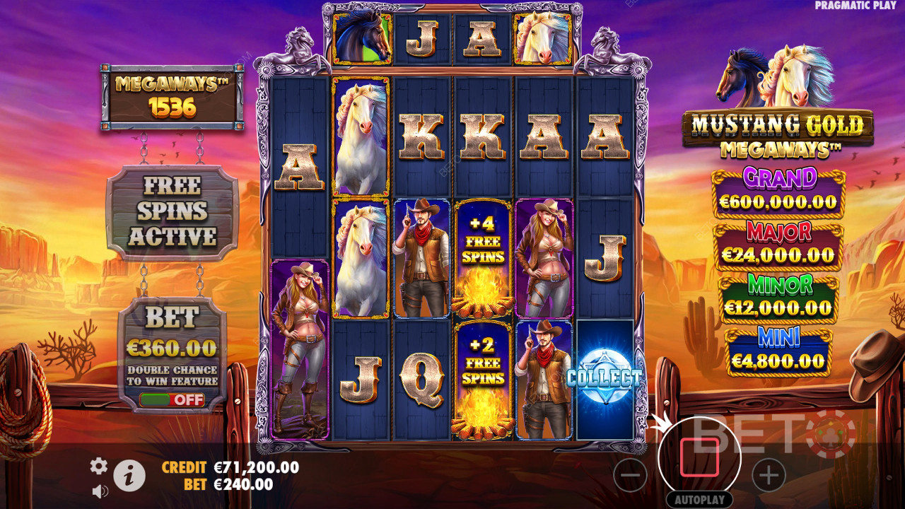 Mustang Gold Megaways recension av BETO Slots