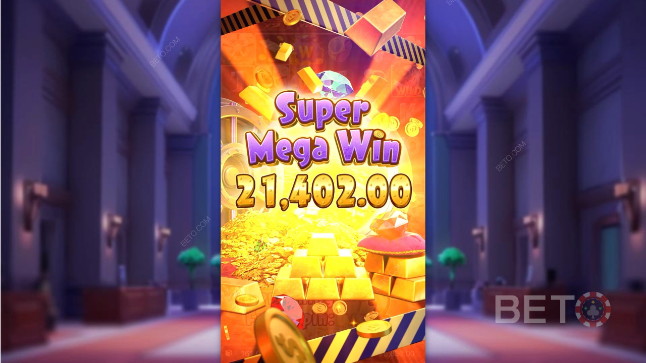 Vinn 2 500 gånger din insats i Wild Heist Cashout Online Slot!
