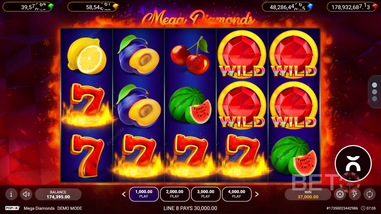 Mega Diamonds (Popok Gaming) Spela Gratis