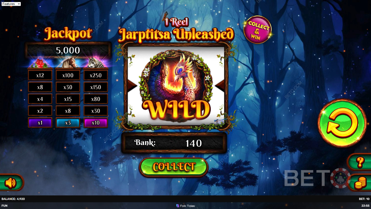 1 Reel Jarptitsa Unleashed Spela Gratis
