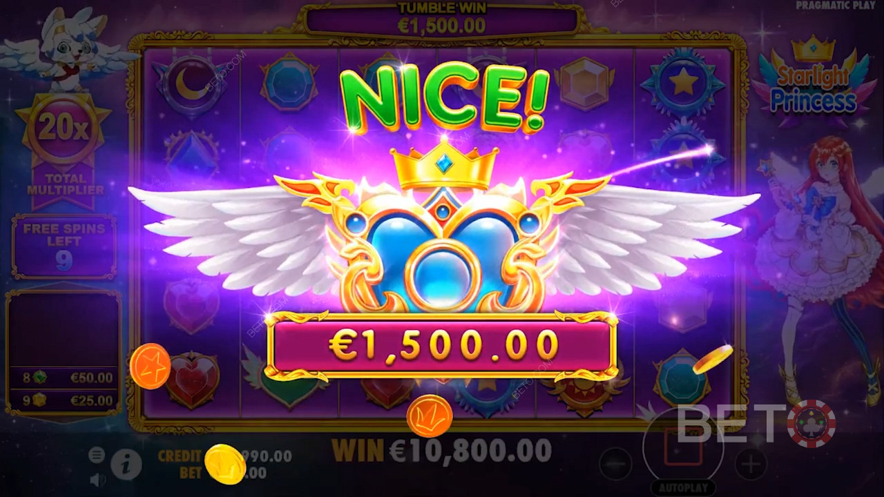 Spela för en chans att vinna söta och spännande priser värda upp till 5 000 gånger insatsen.