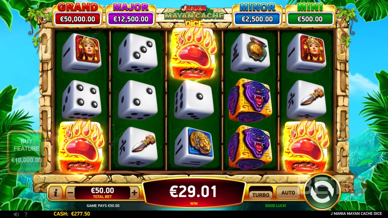 J Mania Mayan Cache Dice Spela Gratis