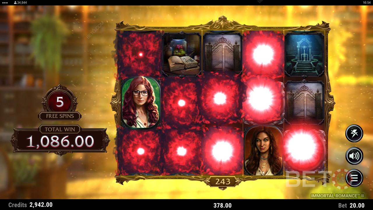 Bonusfunktioner förklarade i Immortal Romance 2 av Stormcraft Studios
