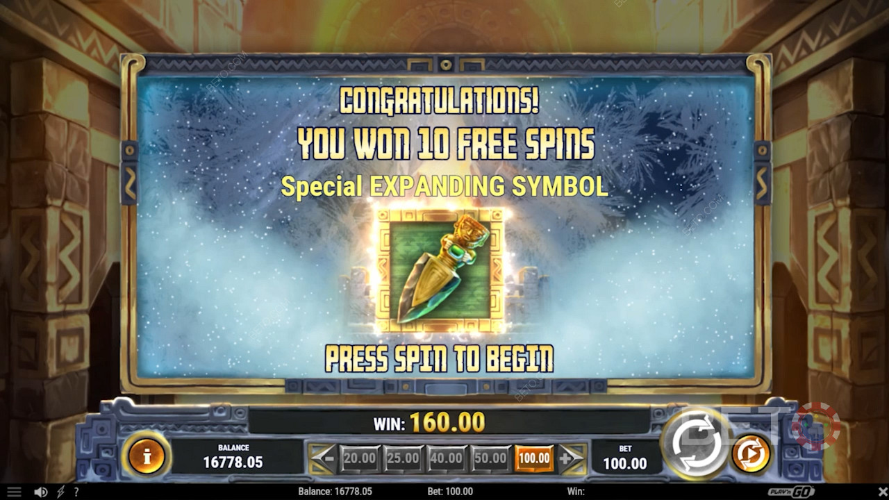 Med upp till 5 re-triggers kan spelaren få upp till 6 Free Spins i Free Spins-läget.