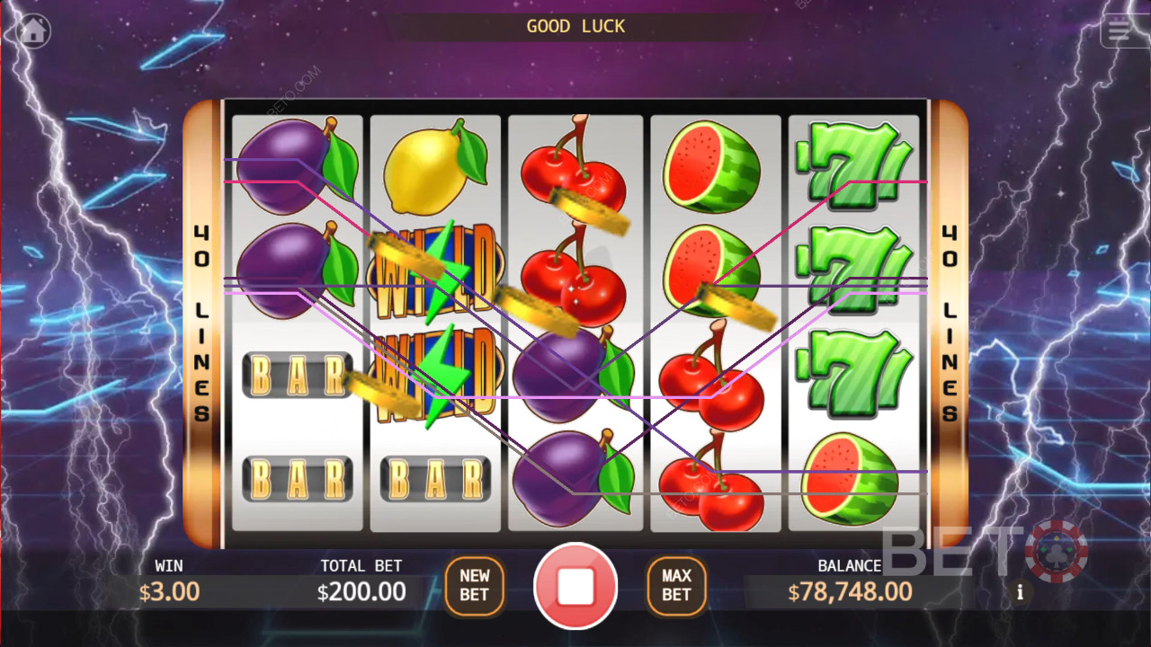 Bonusfunktioner förklaras i Lightning Storm av KA Gaming